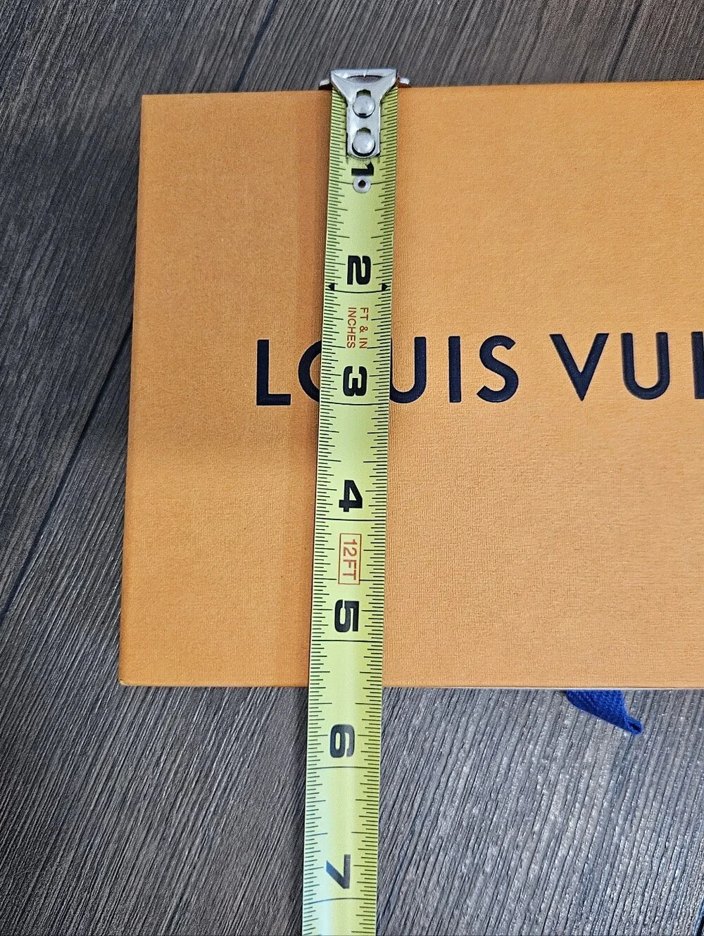 Louis Vuitton Vachetta Leather Luggage Tag + Handle Keeper Set w/ Box Vintage